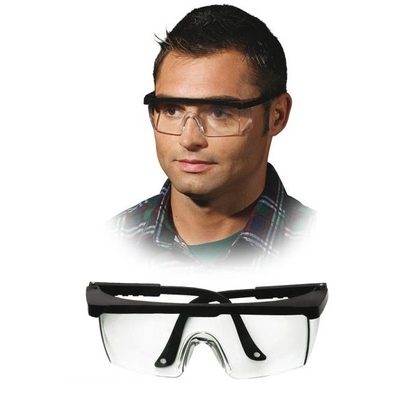 GOG-FRAMEB (LUMINEX) okulary ochronne białe (12 szt./opak)