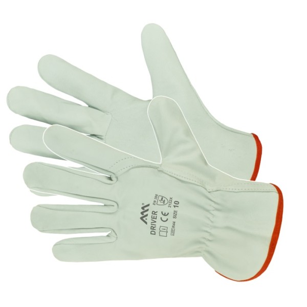 RLCS (DRIVER ART) rękawice całoskórzane