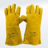 WELDER YELLOW KEVLAR rękawice skórzane z długim mankietem