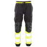 SEVEN KINGS FLASH JOGGER spodnie do pasa czarno-żółty SKF03Y