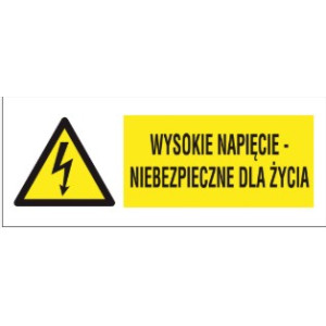 Tablica ZZ-3EOB "Wysokie...