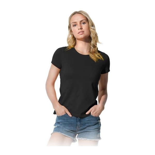 ST2600 t-shirt damski czarny