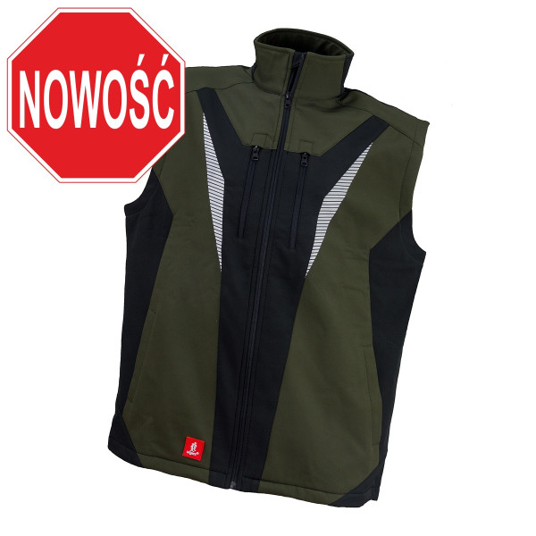 URG-BR-822 bezrękawnik softshell XL
