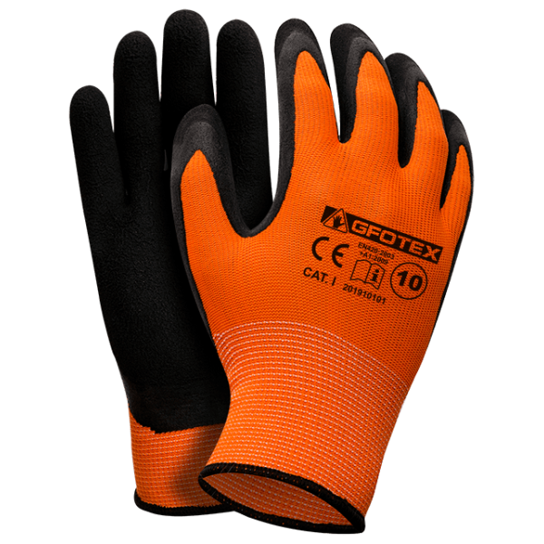 X-FOMER rękawice robocze pomarańczowo-czarne