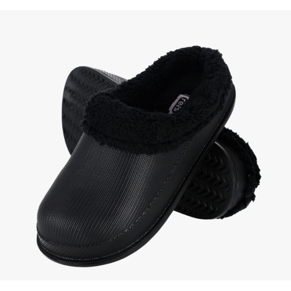 BCFLUFF klapki ocieplane EVA beżowe