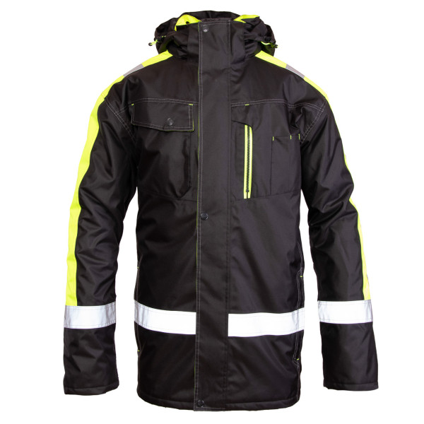 SEVEN KINGS RIVAL kurtka ocieplana czarno-żółta (ORKU)