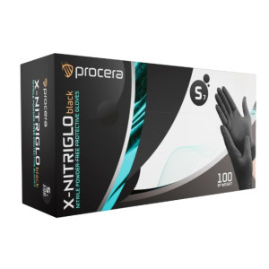 X-NITRILGLO BLACK rękawice...