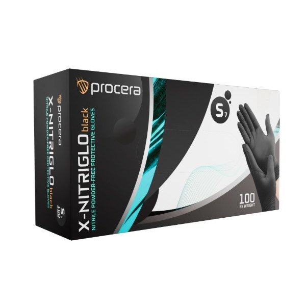 X-NITRILGLO BLACK rękawice nityrylowe